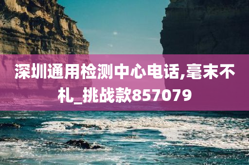 深圳通用检测中心电话,毫末不札_挑战款857079