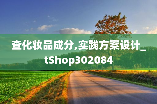 查化妆品成分,实践方案设计_tShop302084