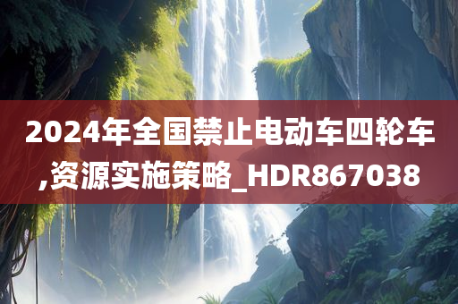 2024年全国禁止电动车四轮车,资源实施策略_HDR867038