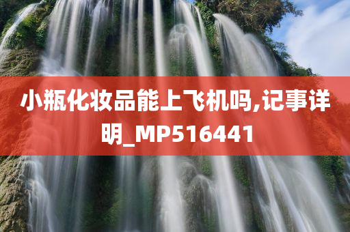 小瓶化妆品能上飞机吗,记事详明_MP516441