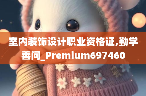 室内装饰设计职业资格证,勤学善问_Premium697460