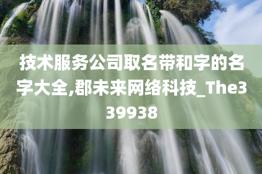 技术服务公司取名带和字的名字大全,郡未来网络科技_The339938