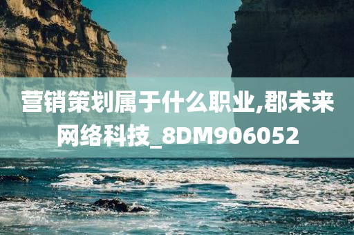 营销策划属于什么职业,郡未来网络科技_8DM906052