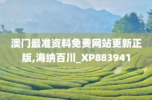 澳门最准资料免费网站更新正版,海纳百川_XP883941