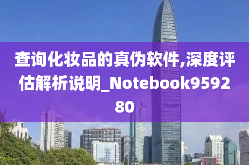 查询化妆品的真伪软件,深度评估解析说明_Notebook959280