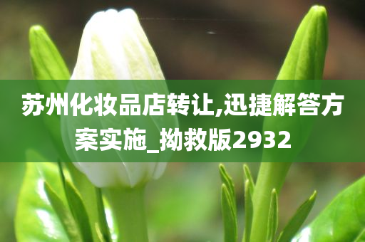 苏州化妆品店转让,迅捷解答方案实施_拗救版2932