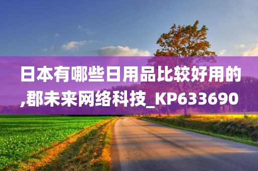 日本有哪些日用品比较好用的,郡未来网络科技_KP633690