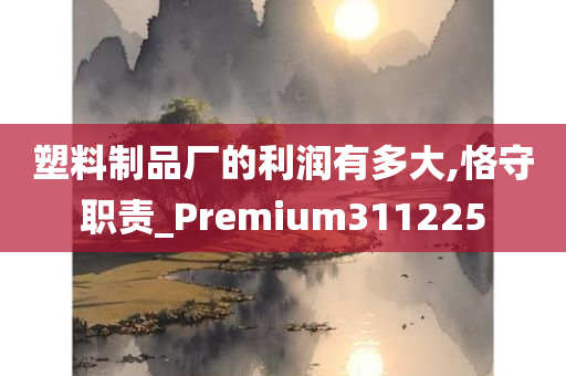 塑料制品厂的利润有多大,恪守职责_Premium311225