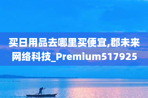 买日用品去哪里买便宜,郡未来网络科技_Premium517925