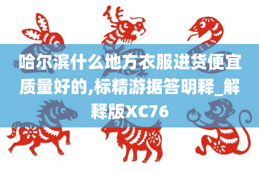 哈尔滨什么地方衣服进货便宜质量好的,标精游据答明释_解释版XC76