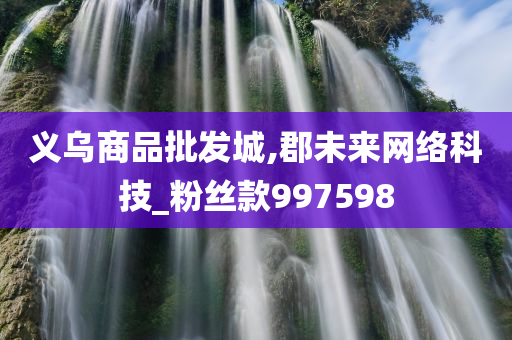 义乌商品批发城,郡未来网络科技_粉丝款997598