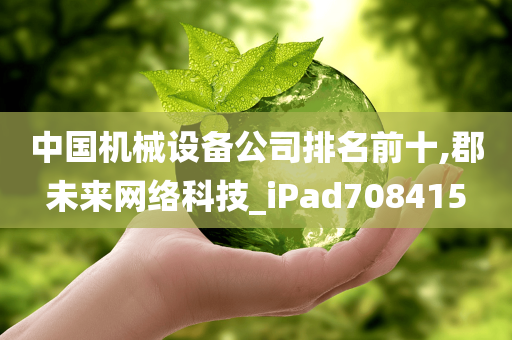 中国机械设备公司排名前十,郡未来网络科技_iPad708415