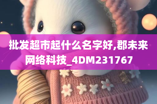 批发超市起什么名字好,郡未来网络科技_4DM231767