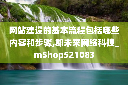 网站建设的基本流程包括哪些内容和步骤,郡未来网络科技_mShop521083