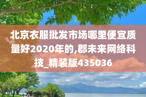 北京衣服批发市场哪里便宜质量好2020年的,郡未来网络科技_精装版435036