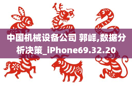 中国机械设备公司 郭峄,数据分析决策_iPhone69.32.20