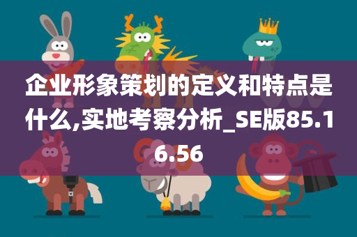 企业形象策划的定义和特点是什么,实地考察分析_SE版85.16.56